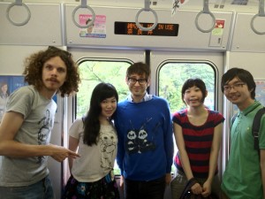 The Scooby Gang on the way to TaicoClub