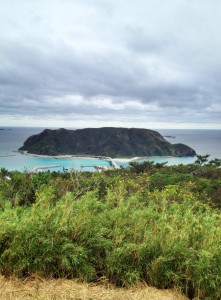 The southernmost island of Gero, connected to Awa-jima by a bridge.